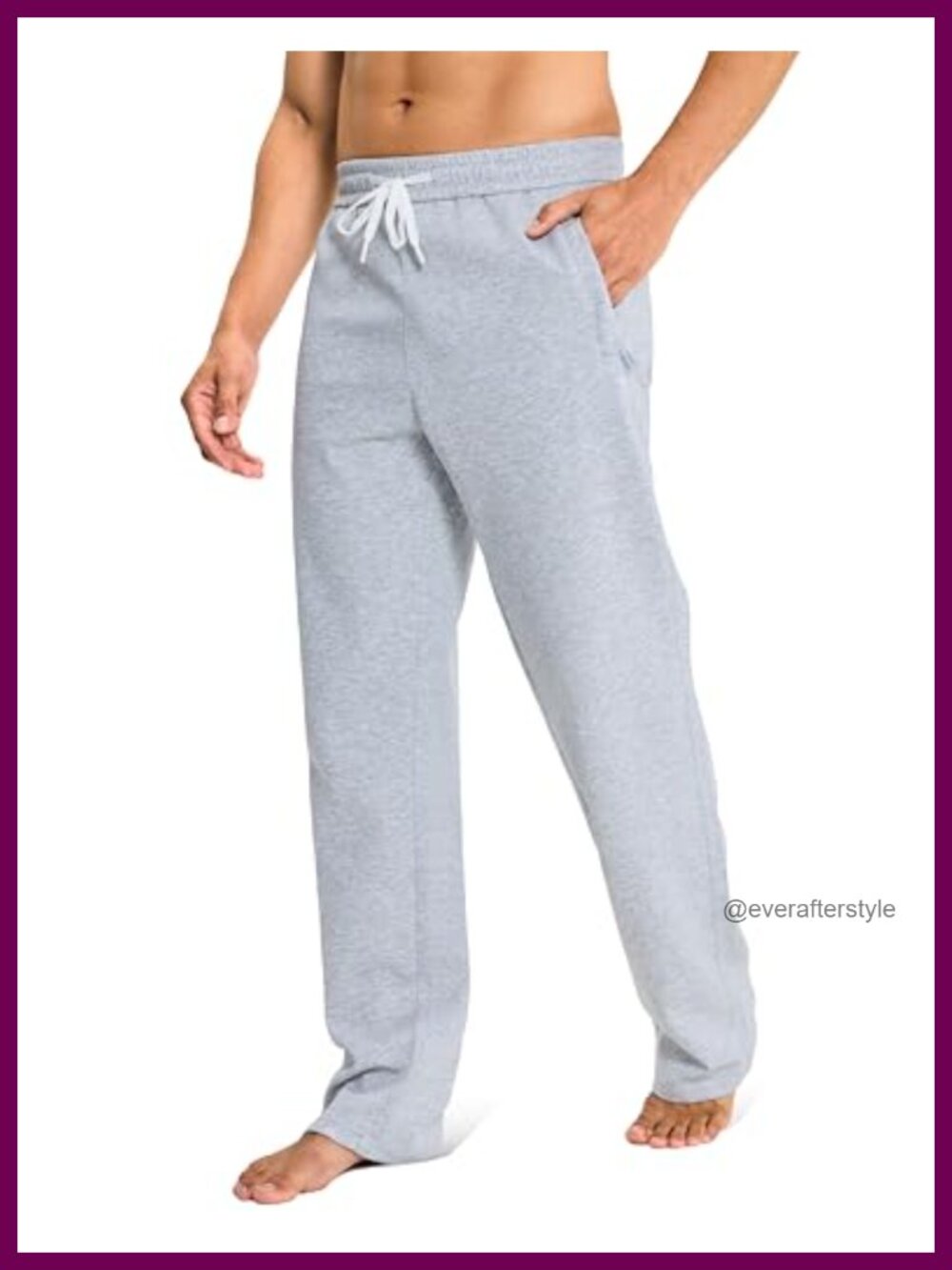 Men's Tall Sweatpants with Zipper Pockets Yoga Athletic